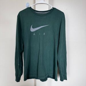 Men’s Nike Air Green Long Sleeve, Large